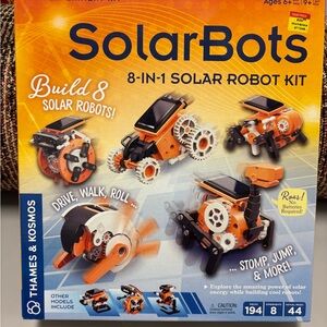 SolarBots 8-in-1 Solar Robot Kit - Orange